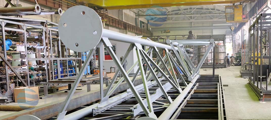 Производство дымовых труб на Заводе ГазСинтез